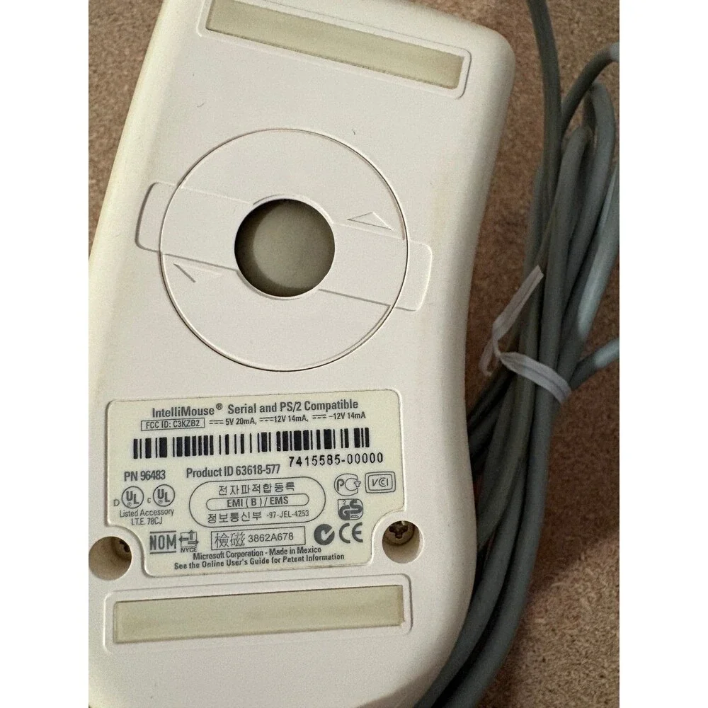 Microsoft vintage intellimouse